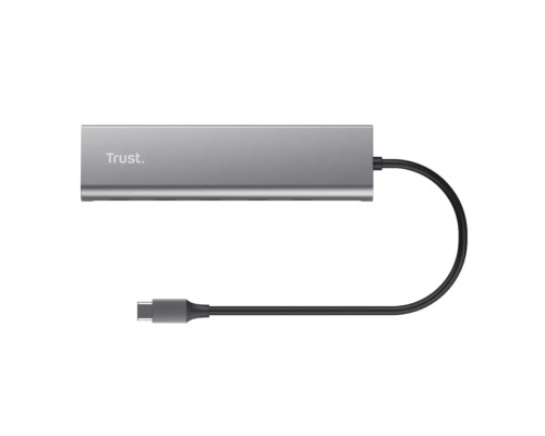 Концентратор Trust USB-C to 5xUSB-C aluminium 0.1m grey (25136_TRUST)