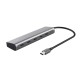 Концентратор Trust USB-C to 5xUSB-C aluminium 0.1m grey (25136_TRUST)
