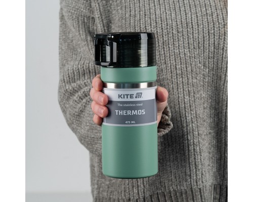Термос Kite 473 мл зелений (K25-320-2)