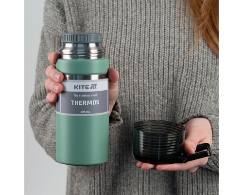 Термос Kite 473 мл зелений (K25-320-2)