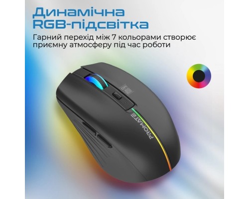 Мишка Promate Kitt Wireless Black (kitt.black)