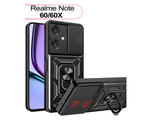 Чохол до мобільного телефона BeCover Military Realme Note 60/60X Black (713537)