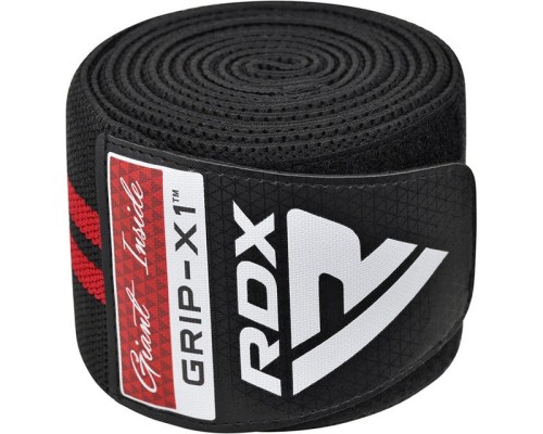 Бинт для спорту RDX KR11 Gym Knee Wrap Black/Red (WAH-KR11BR)