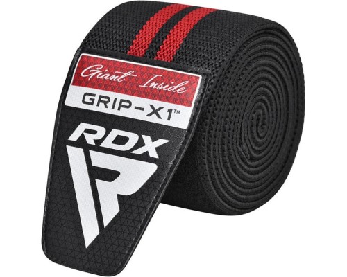 Бинт для спорту RDX KR11 Gym Knee Wrap Black/Red (WAH-KR11BR)