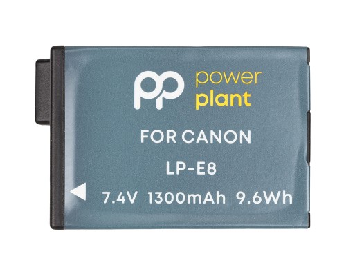 Акумулятор до фото/відео PowerPlant Canon LP-E8H 1300mAh (CB971244)