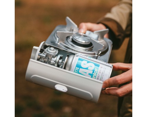 Портативна газова плитка Naturehike CNK2350CF016, біла (6927595754627) Портативна газова плитка Naturehike CNK2350CF016, біла (6927595754627)