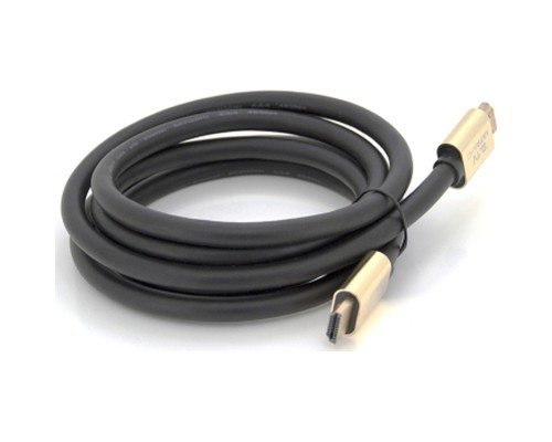 Кабель мультимедійний HDMI M to HDMI M 1.8m V2.1 8K black Merlion (YT-HDMI(M)/(M)8KV2.1-1.8m)