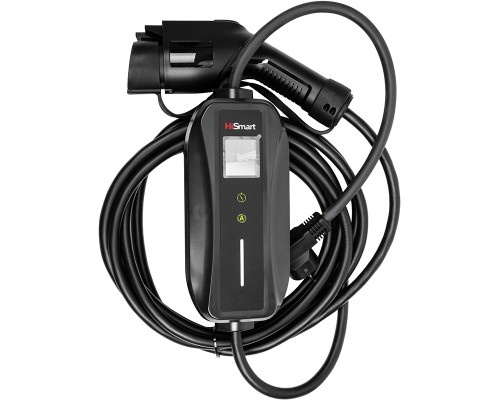 Зарядний пристрій для електромобіля HiSmart Type 1-Schuko (220V), 6-16A, 5 м (EV200849)