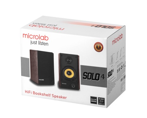 Акустична система Microlab SOLO 4 60W Brown (SOLO-4BR)