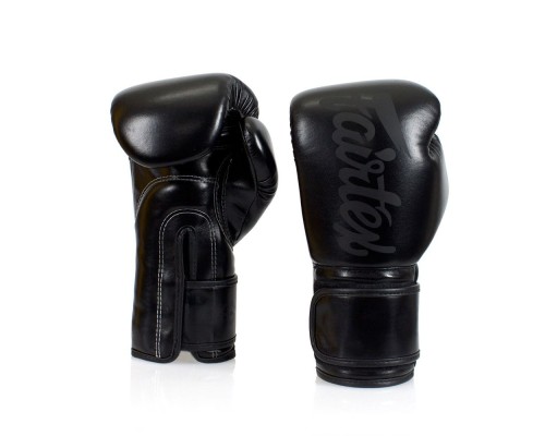 Боксерські рукавички Fairtex BGV14SB Black 10 унцій (бинти в комплекті) (BGV14SB_10oz_Black)