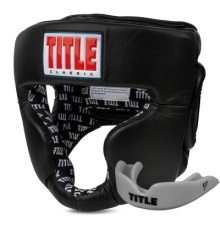 Боксерський шолом Title Classic Full Coverage Training Headgear 2.0 Black M (CPHGF2 M BK)