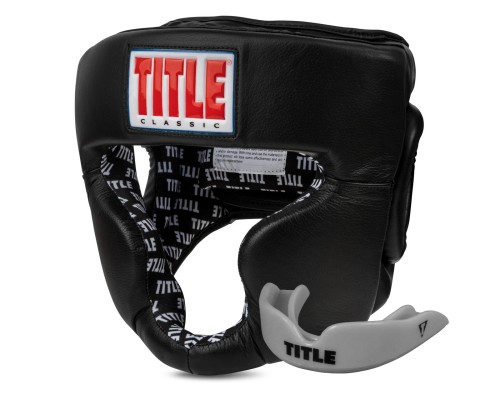 Боксерський шолом Title Classic Full Coverage Training Headgear 2.0 Black M (CPHGF2 M BK)