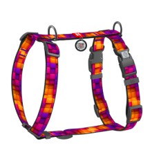 Шлея для собак WAUDOG Nylon анатомічна H-подібна з QR-паспортом 