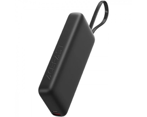 Батарея універсальна Acefast 20000mAh 130W PD, QC/3.0 USB-A+USB-C In/Out,build-in cable M22 Gray (6974316283904)