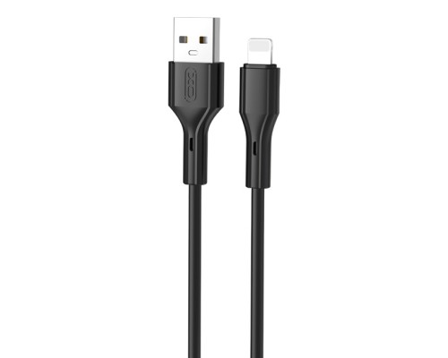 Дата кабель USB 2.0 AM to Lightning 1.0m black XO (NB230_L_Black)