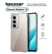 Чохол до мобільного телефона BeCover Anti-Shock Xiaomi Redmi 15 Clear (713811)
