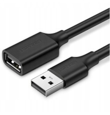 Дата кабель USB 2.0 AM/AF 1.5m US103 black Ugreen (10315)