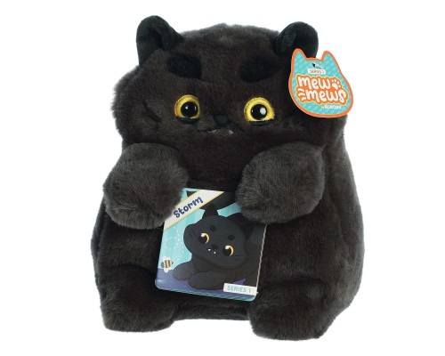 М'яка іграшка Aurora Кіт Шторм димчасто-сірий 20 см (230396H)