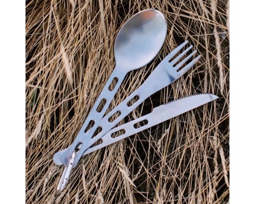 Набір туристичного посуду Tribe Hiker Set сталевий (T-FC-0020-metal)