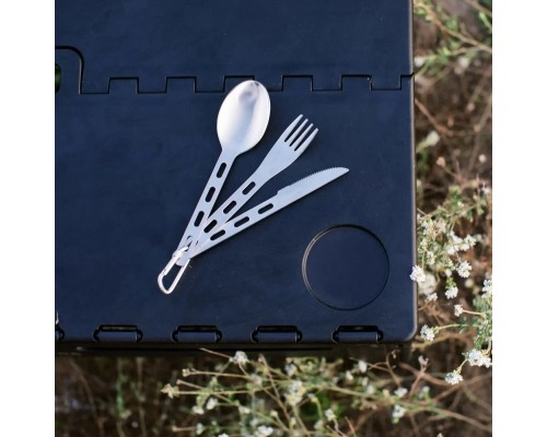 Набір туристичного посуду Tribe Hiker Set сталевий (T-FC-0020-metal)