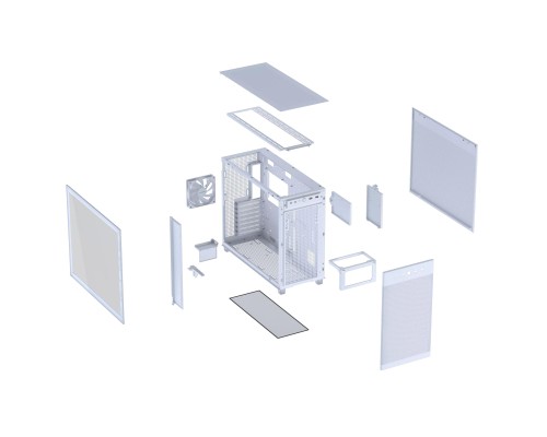 Корпус ASUS Prime AP303 TG White (90DC00V3-B39010)
