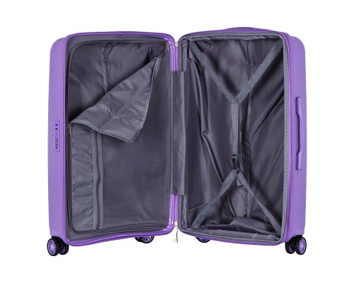 Валіза 2E Aero 63/78 л лавандова (2E-SPP-AERO-M-LV)