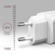 Зарядний пристрій AXAGON 1xUSB QC4.0 + 1xUSB-C PD30W PPS white (ACU-PQ30W)
