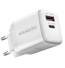 Зарядний пристрій AXAGON 1xUSB QC4.0 + 1xUSB-C PD30W PPS white (ACU-PQ30W)