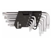 Набір інструментів Topex ключі шестигранні Torx T10-T50, набір 9 шт.*1 уп. (35D960)