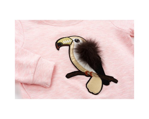 Набір дитячого одягу Breeze з папугою (10575-98G-peach)