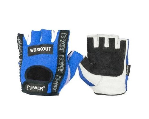 Рукавички для фітнесу Power System Workout PS-2200 Blue XXL (PS-2200_2XL_Blue)