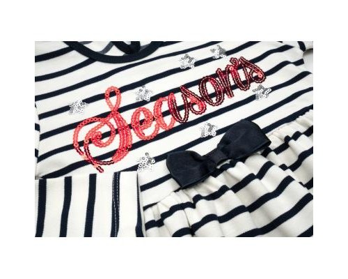 Плаття дитяче Breeze в смужку (14916-98G-cream)