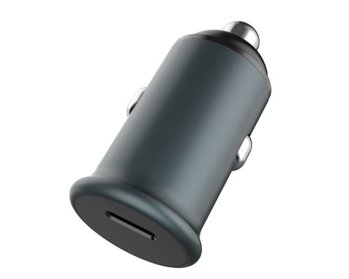 Зарядний пристрій ColorWay 1USB Car ( PD USB Type-C (20W) Gray (CW-CHA028PD-GR)