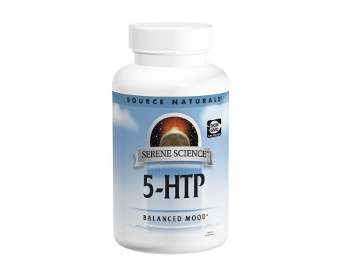 Амінокислота Source Naturals 5-HTP (гідроксітріптофан), 100мг, Serene Science, 60 капсул (SN1695)