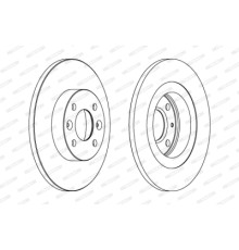 Гальмівний диск FERODO DDF1502