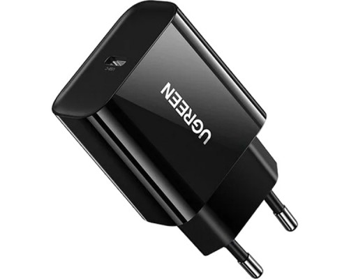 Зарядний пристрій Ugreen CD137 20W Type-C PD Charger (Black) (10191)