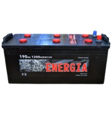 Акумулятор автомобільний ENERGIA 190Ah збоку (+/-) (000022395)
