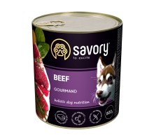 Консерви для собак Savory Dog Gourmand яловичина 800 г (4820232630440)
