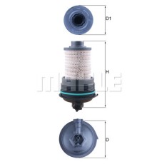 Фільтр паливний KOLBENSCHMIDT KX532