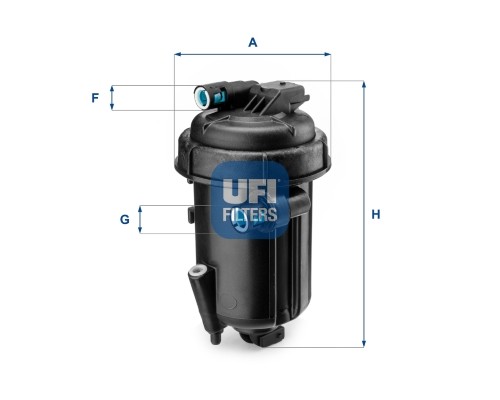 Фільтр паливний UFI 55.163.00