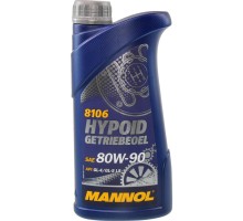 Трансмісійна олива Mannol HYPOID GETRIEBEOEL 1л 80W-90 (MN8106-1)
