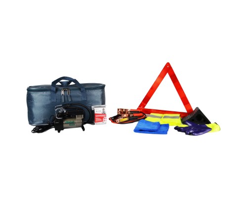 Набір техдопомоги Poputchik сіра з компресором (01-176-IS)