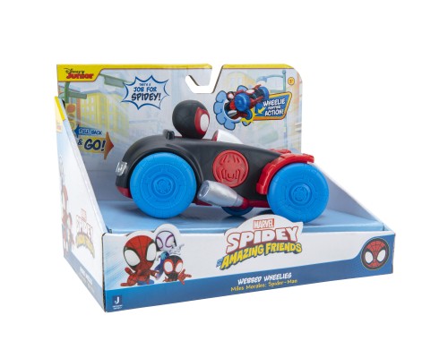 Машина Spidey інерційна Pull Back Vehicle Spinn Майлз Моралес (SNF0017)