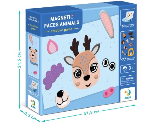 Настільна гра DoDo Магнітна Мордочки (200209)