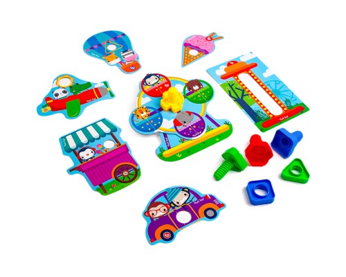 Розвиваюча іграшка Vladi Toys Fisher Price Парк розваг для малюків (укр) (VT2905-21)