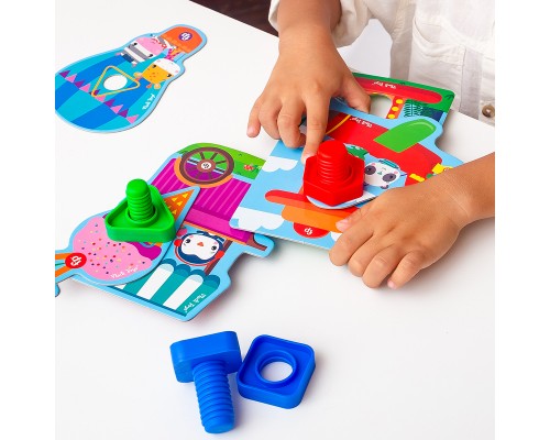 Розвиваюча іграшка Vladi Toys Fisher Price Парк розваг для малюків (укр) (VT2905-21)