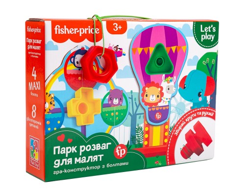 Розвиваюча іграшка Vladi Toys Fisher Price Парк розваг для малюків (укр) (VT2905-21)