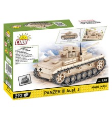 Конструктор Cobi Друга Світова Війна Танк Panzer III, 292 деталей (COBI-2712)