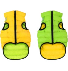 Курточка для тварин Airy Vest двостороння XS 30 жовто-салатова (1591)