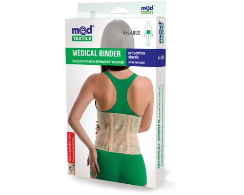Бандаж MedTextile Бандаж лікувально-профілактичний еластичний, розмір L (4820137290695) 